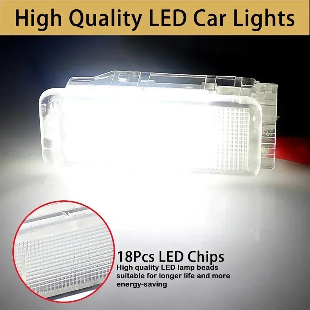 For Peugeot 1007 207 306 308 5008 607 RCZ Citroen C2 C3 C4 C5 C6 C8 DS3 Canbus LED Footwell Glove Box Trunk Interior Light