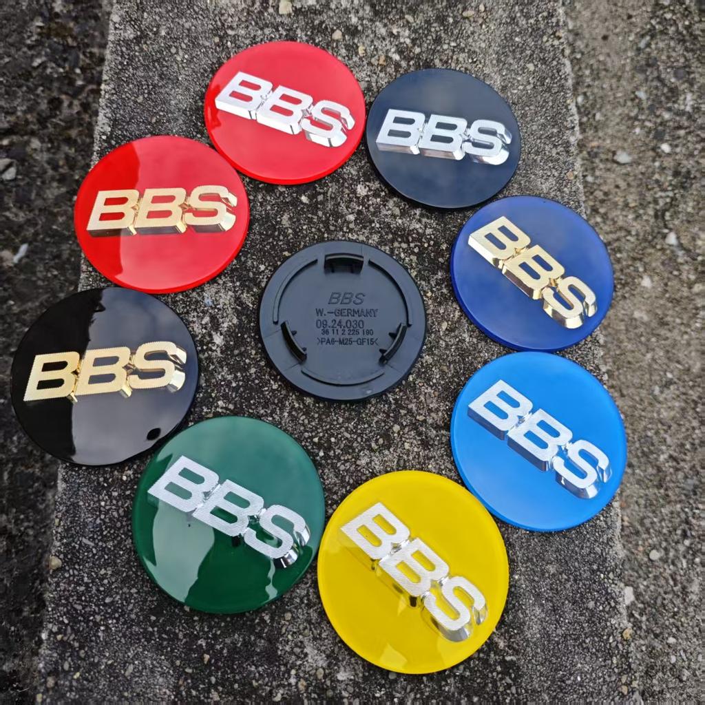 4 ks 9 barev 70mm BBS emblém samolepky modifikovaný akrylový středový kryt kola Pro BBS 0924030 5624073 5624120