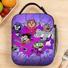 Lunch Bag Teen Titans Go Team School Lunch Box For Child  Casual Portable Custom Thermal Lunch Bags