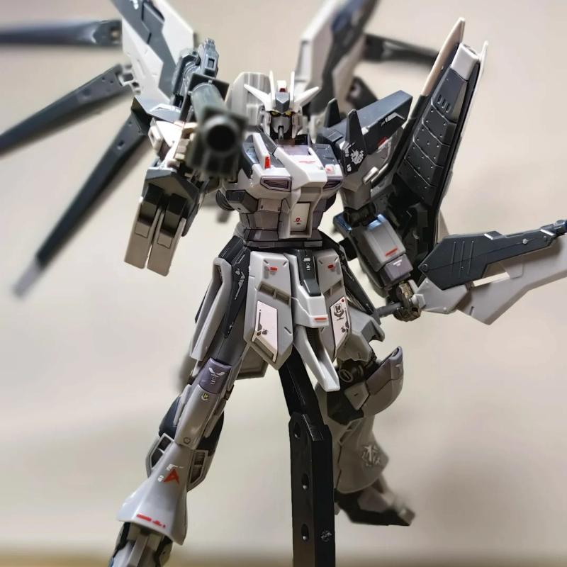 HG 1/144 Xf-03 Dark Convergence Style Hi-Nu Assembly Model Kit Action Figures Plastic Model Toys Desktop Ornament Boys For Gifts