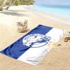 Millwall FC Print Beach Towel, Large Soft Quick Dry Towel for Beach Camping Swimming