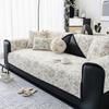 Plum Blossom Sofa Covers Living Room Anti-slip Couch Furniture Protection Cover Universal Chenille Peony Sofa Slipcover