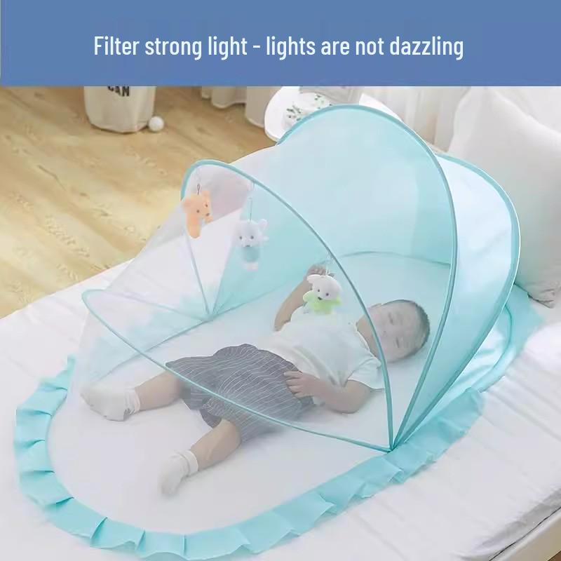 Foldable Baby Crib Mosquito Net - Universal Fit for Kids & Newborns