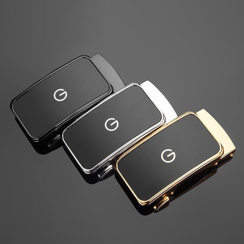 Belt Head Men'S Belt Order High-End Belt Buckle, Zinc Alloy 3.5Cm Men'S Belt Buckle Head Glossy