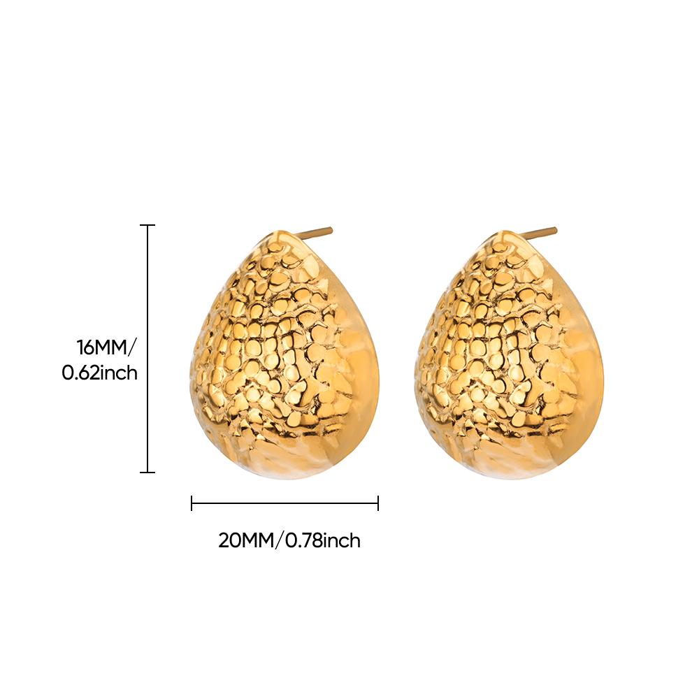 Irregular Butterfly Stainless Steel Stud Earrings For Women Gold Color Cute Wedding Aesthetic Geometric Earring Jewelry Gift Bff