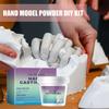 Handmade Plaster Hand Mold Casting Kits for Couples Romantic DIY Keepsake Sculpture Mould Craft Set with Gloves Memorial Gift
