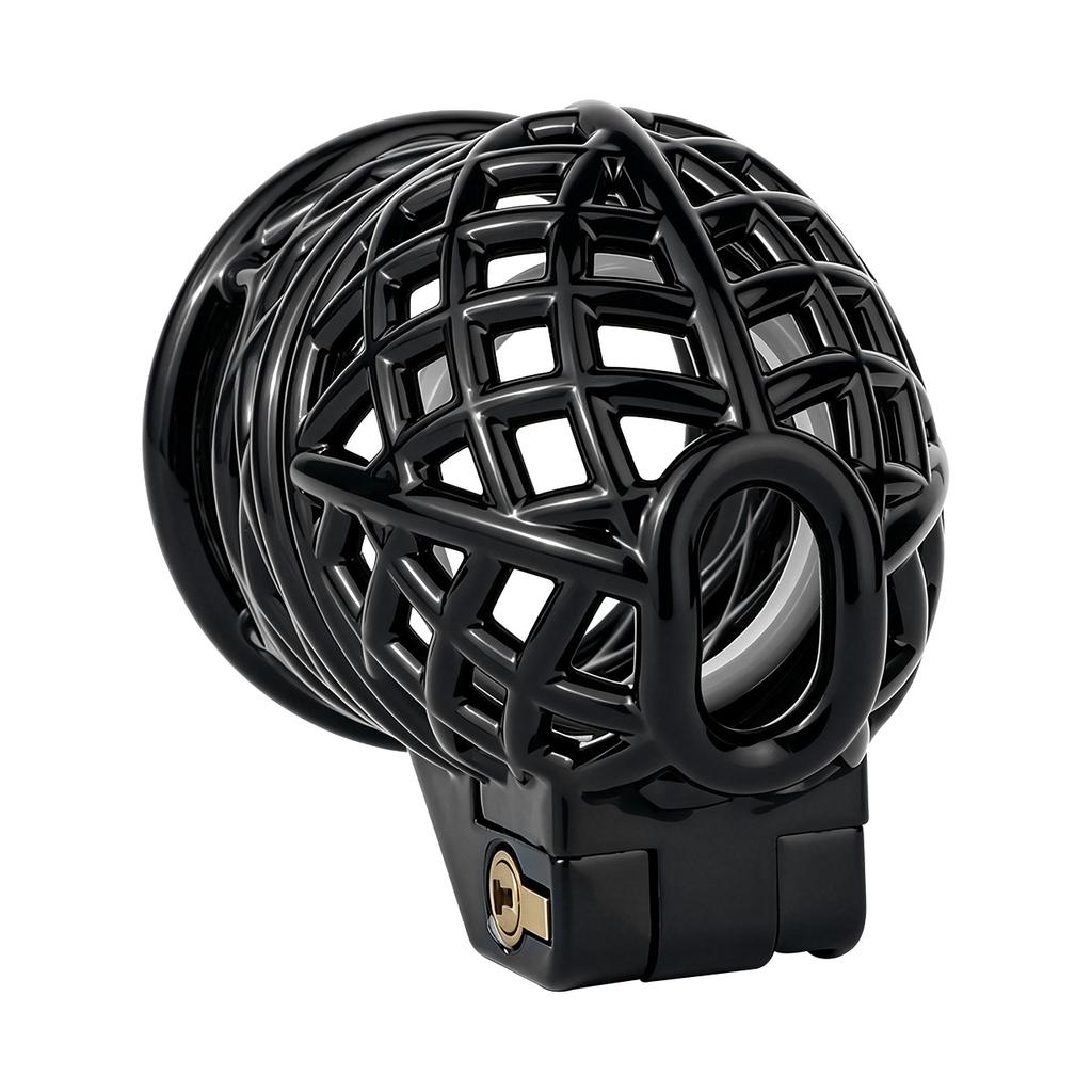 LICKER ABS Resin Lightweight Chastity Cage With Belt Breathable Penis Lock Cock Rings Dick Restriction For Men Gay Sissy Sex Toy