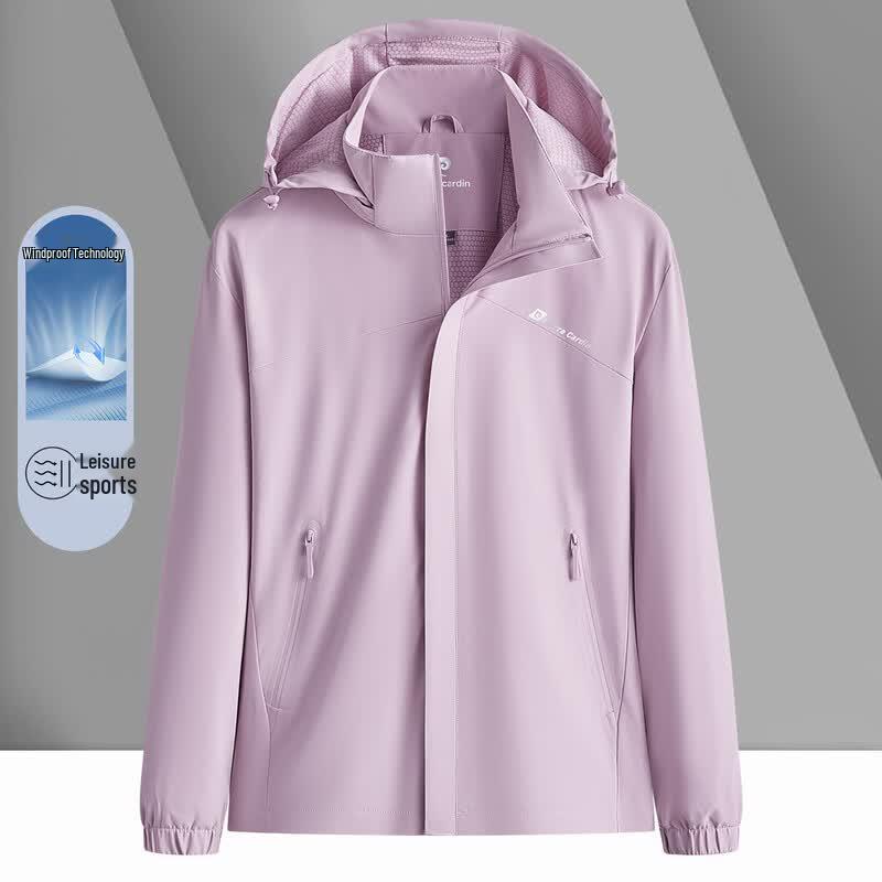 Pierre Cardin Unisex Detachable Hood Sports Jacket 4XL