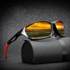 New Polarized Sunglasses Brand Designer Square Sports Sun Glasses for Men Driving Fishing Cycling Black Frame Goggle UV400