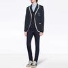 Gucci Jacquard-Motif V-Neck Jumper 'Navy' Men's 545628XKABL