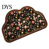 Light Luxury Home Decor Rug Retro Floral Bath Mat, Non-slip Super Absorbent Bathroom Rug, Diatomaceous Earth Quick-drying for Front Door Washable Sink