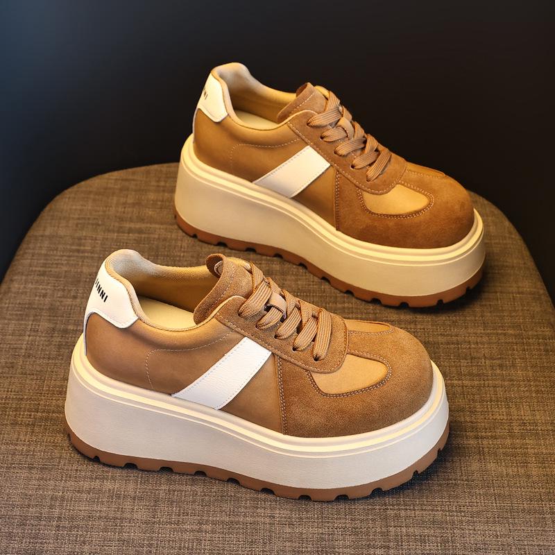 Thick-Soled Women's Platform Casual Sneakers - 2025 Autumn Chunky Soft Sole Trainers