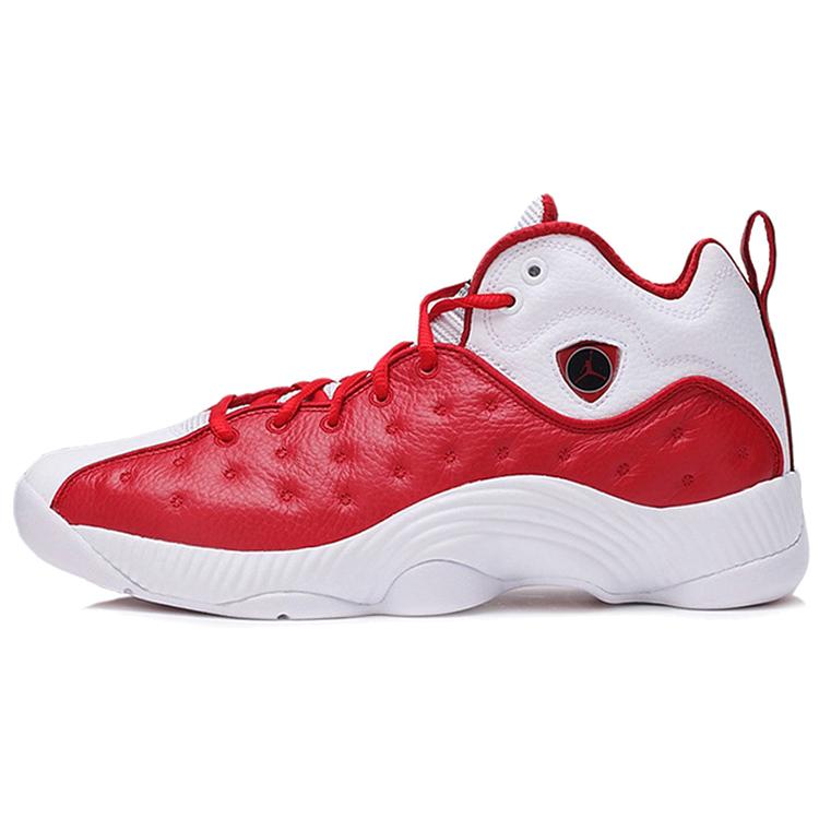 

new JORDAN Jumpman Team Ii Gym Red/Gym Red White Black 44