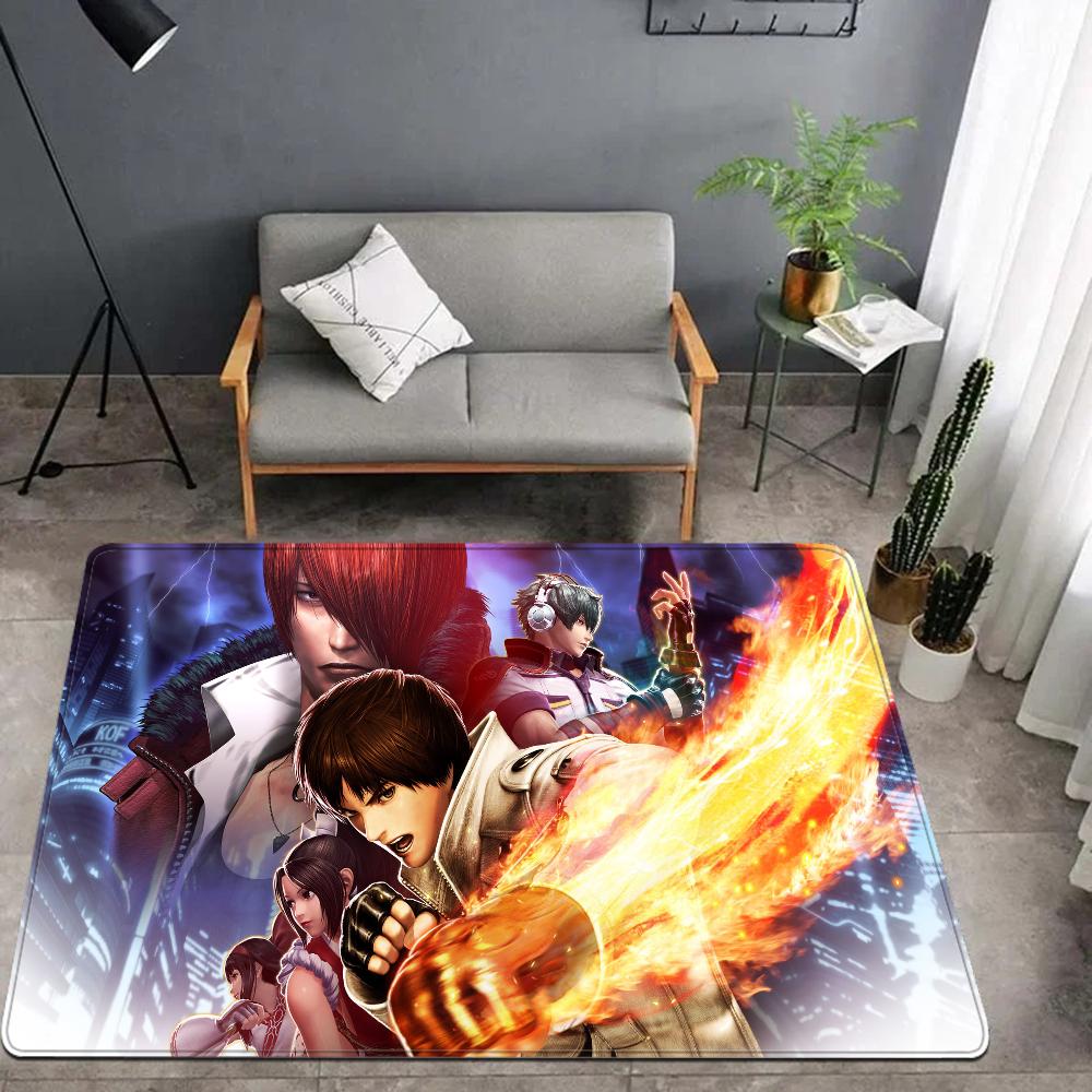 King of Fighters Floor Mat Bathroom Mat Kids Room Bedroom Decoration Balcony Anti-Slip Doormat Living Room Welcome Rug