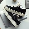 Fashion Street Style Men's Canvas Sneakers Stylish Casual Shoes Vulcanize Shoes Lace-Up Skateboard Footwear Rubber Sole Tenis Masculino