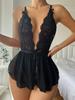 Sexy Lingerie Open Bodysuit Underwear For Women Lace Perspective Sex Costumes Erotic Lingerie Corsets Bra and Panty Set