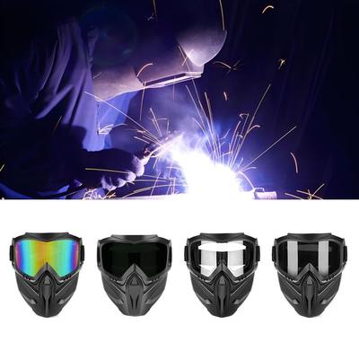 Staubdichte Automatik Schweißbrille Verstellbares Band Abnehmbare Schweißermaske Schlagfeste Arbeits-Schutzausrüstung