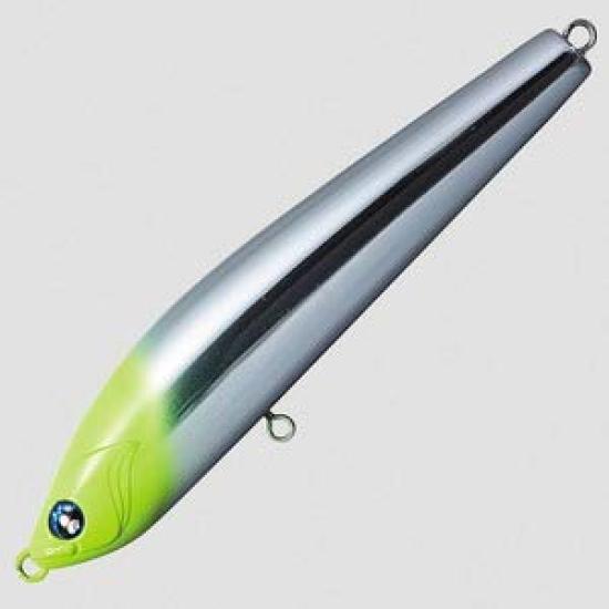 

Daiwa Saltiga Dorado Slider II Pencil Bait with Chartreuse 160F Head,