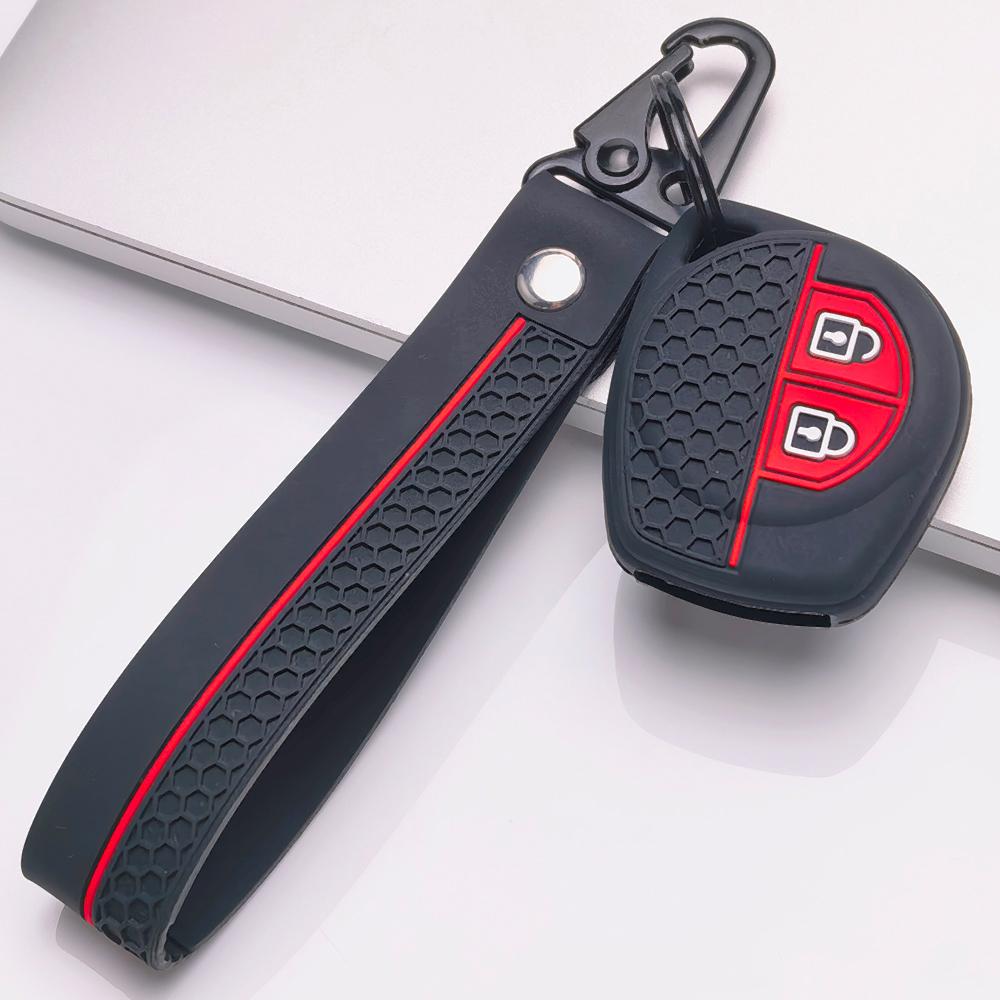 Honeycomb Car Key Cover for Suzuki Swift Alto Jimny SX4 Vitara Ignis Celerio Dzire with Keychain Honeycomb Texture Anti Scratch Car Remote Key Sleeve