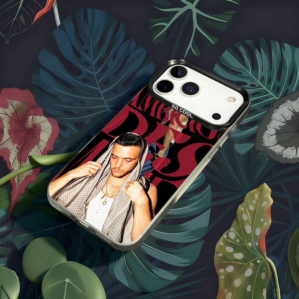 C T-Tangana El Madrileno Phone Case For iPhone 17,16,15,14,13,12,X,8,Pro,Max,Plus,E,SE4,Air,Mini IMD Matte Black iPhone15