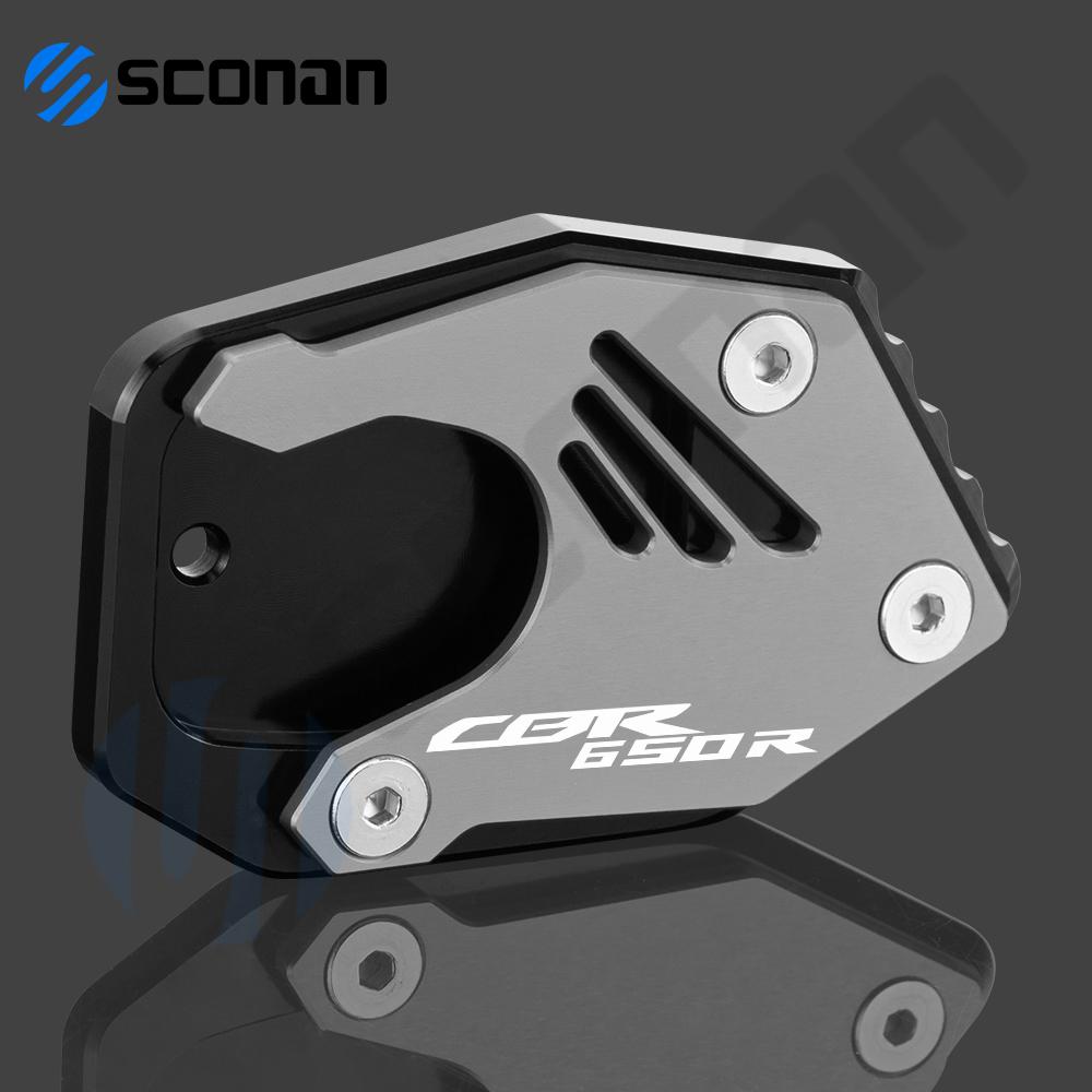 Kickstand Side Stand Plate Pad Support Enlarge Extension Motorcycle Accessories For HONDA CBR650R CBR 650R CBR650 R 