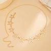 Ingemark Vintage Simple Hollow Out Pentagram Star Belly Waist Chains Women Punk Hip Hop Adjustable Body Accessories New Jewelry