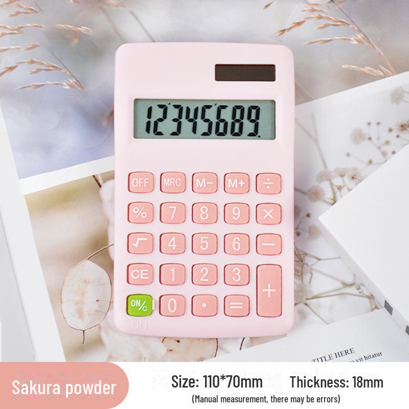 

Цветной мини-калькулятор на солнечных батареях для экзаменов и офиса