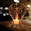 Homde Table Decoration Tools Angel Candlestick Party Lights Commemorate Angels Condolences Candles Angel Figurines Candle Holder
