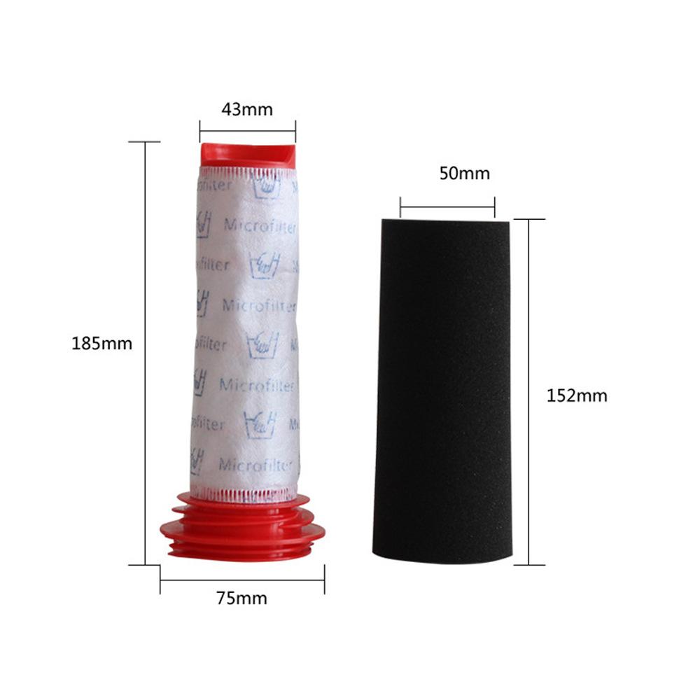 Washable Stick Filter + Foam Insert Kit Bosch Athlet Cordless Handheld Vacuum Cleaner BCH6L2560 BCH6L2561 BCH6255N1 BBH625W60