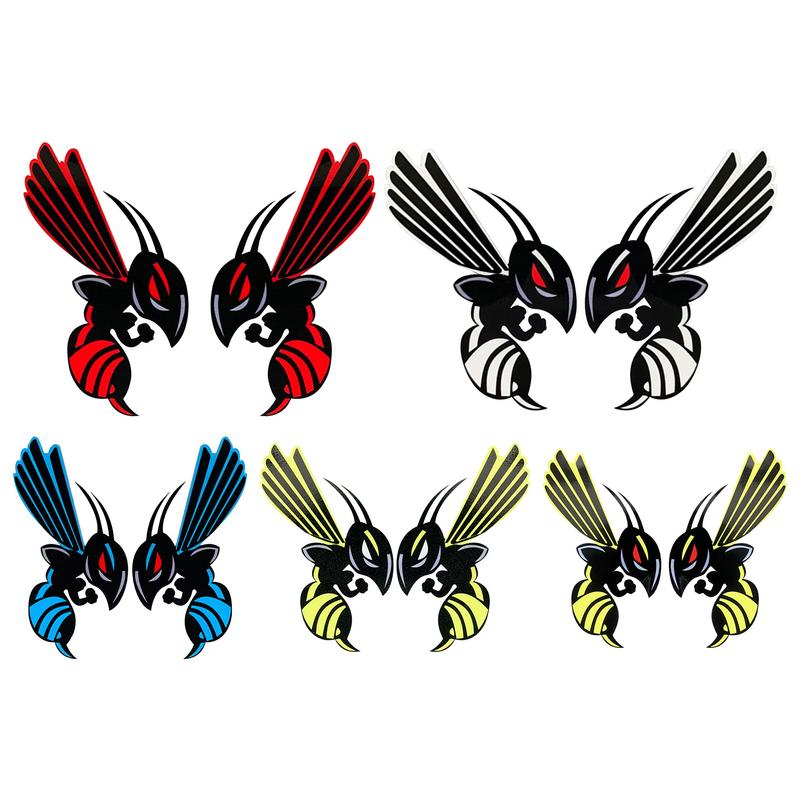 Biene Aufkleber für Glas, lustige Auto-Wasp-Kratzaufkleber, Autozubehör für Autoscooter, Scheinwerfer, Fenster, Kühlbox, Möbel, Wand