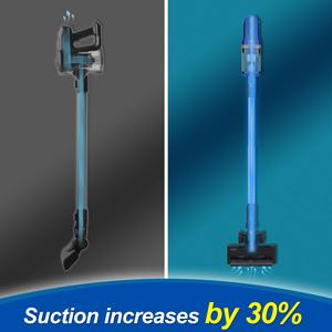 UMLo V11 Blauer Akku-Stielstaubsauger – 2-in-1 Hand- und Bodenreinigung mit HEPA-Filterung, 300W Motor, 4000mAh Akku, LED-Anzeige