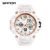 Sanda Youth Fashion Luminous Waterproof Shockproof Alarm Men's Watch