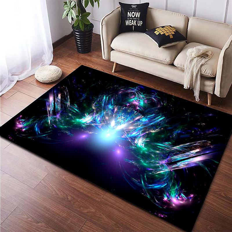 Colorful Magical Fantasy Abstract Art Printed Carpet for Living Room Home Decoration Mats Boho Rugs Area Rug for Bedroom