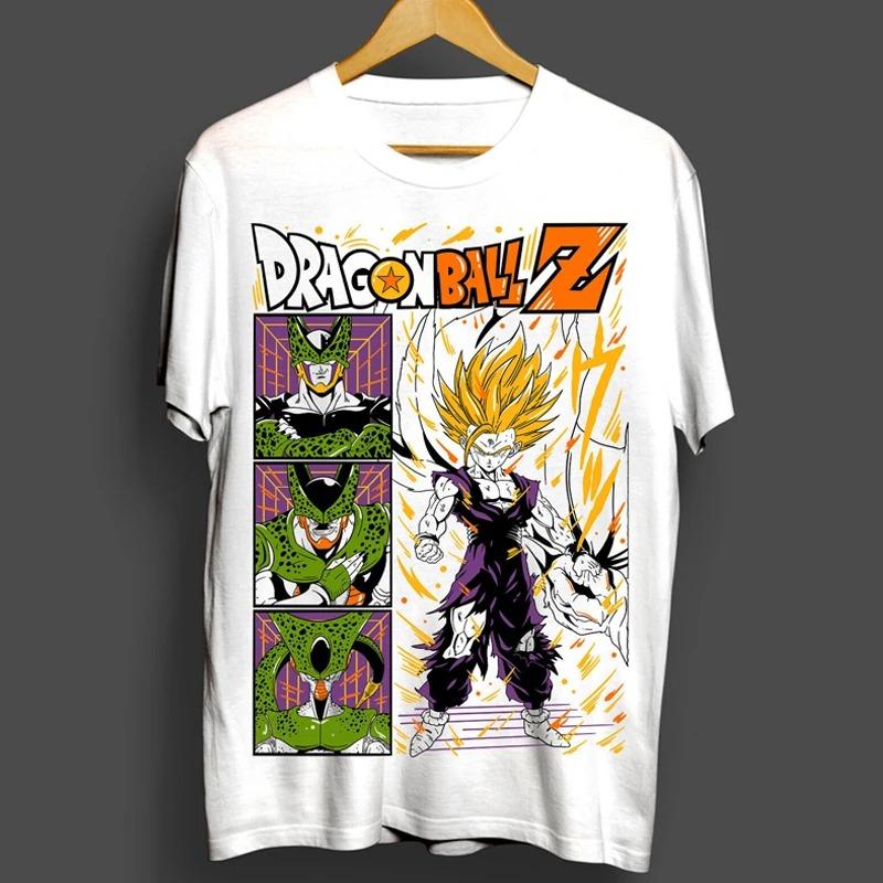 2026 Hot Sale Dragon Ball Retro 90s Anime Tshirt Highend Luxury Style Unisex Short Sleeve Tees