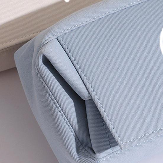 Canvas Pencil Case Double Layer Waterproof Stationery Bag Student Pencil Organizer for School Office Travel Cosmetic Bag