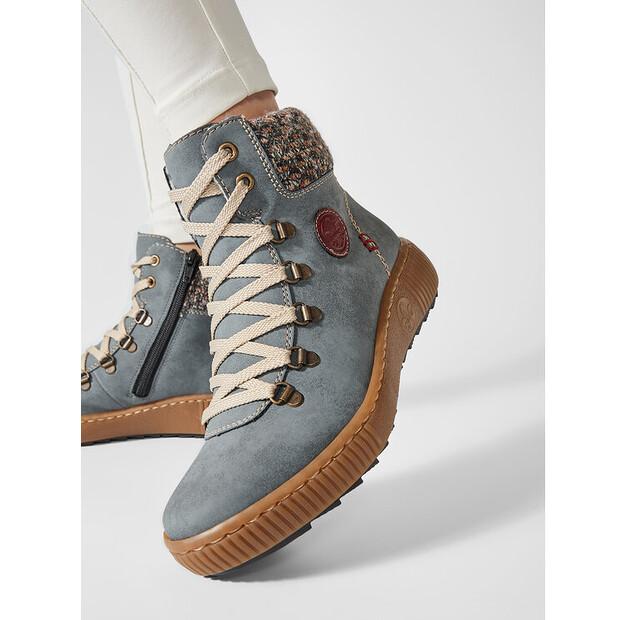 Rieker Z6648-14 Ankle Boots, Blue