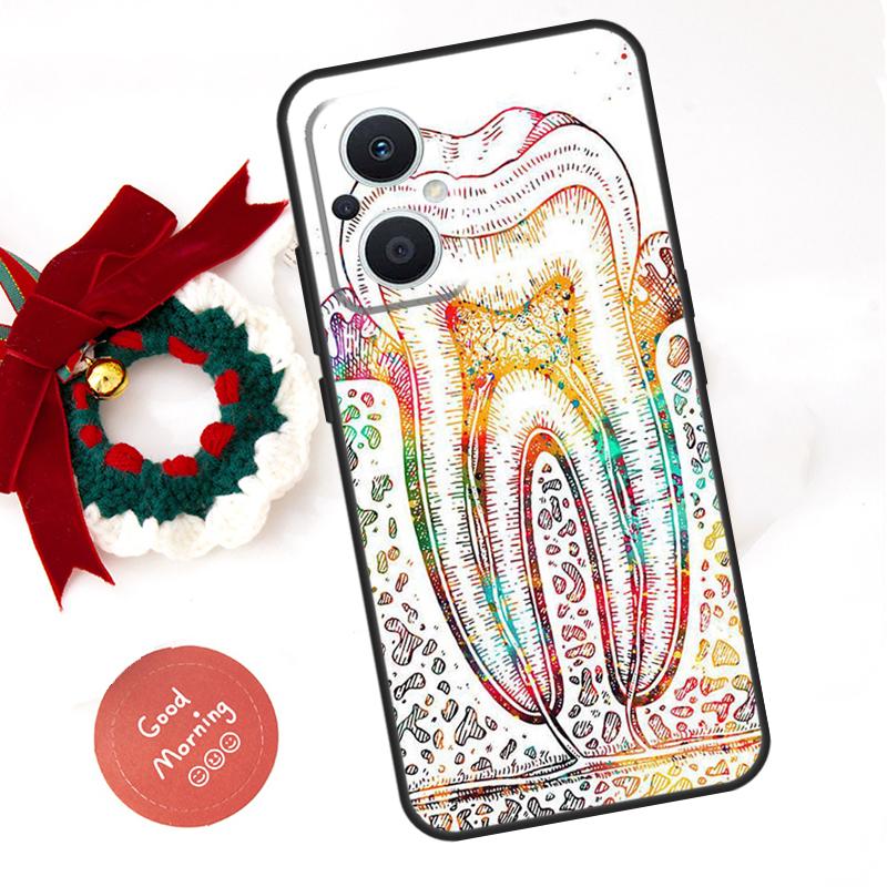 

чехол с рисунком зубов и дантиста для OPPO Reno 14F 14 13 12 11 10 Pro 11F 12F 13F 7 8 Lite Чехол для OPPO Find X8 X5 X9 Pro OPPO Reno12