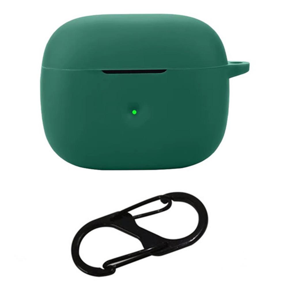 

Для Bowers & Wilkins Pi8 Силиконовый чехол с пряжкой против потери Защитный чехол для Bluetooth-совместимых наушников Blackish Green