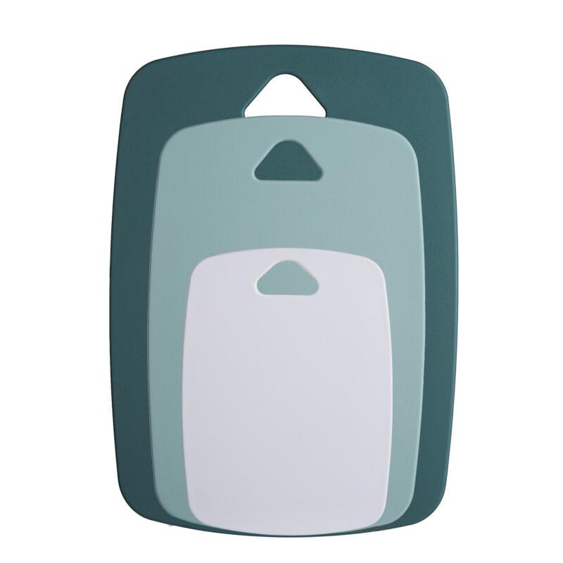 ZISIZ Nordic Double-Sided Plastic Cutting Boards, Set of 2