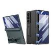 Magnetic Hinge Protective Case For Samsung Galaxy Z Fold 7 6 5 With Screen Glass Film Anti-fall Matte Stand Z Fold7 Fold6 Cover
