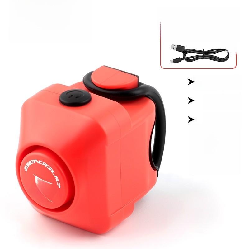 Bicycle Electronic Bell With Abs Material For Mountain And Fixed Gear Cycling Enthusiasts