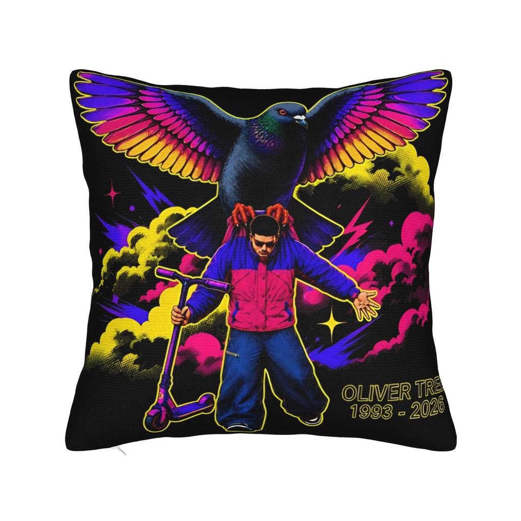 Oliver Tree Παράξενος Διασκεδαστής Μαξιλαροθήκη Άνετο Κάλυμμα Μαξιλαριού για Καναπέ Διακόσμηση Σπιτιού Ρετρό Μοντέρνο Κάλυμμα Μαξιλαριού