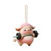 Interesting Acrylic Piglet Tag, Car Key Tag,Fashion Funny Pig Decorative Pendant Decoration,1 Pc Best Gift For Friends