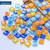 450pcs 1cm Colorful Crystal Glass Mosaic Tiles for Creative DIY Children's Art