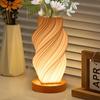 Dimmable Table Lamps For Bedrooms Nightstand Table Bedrooms Lamp Small Table Night Light With 3 Colors 3D Printed Bedside Lamp