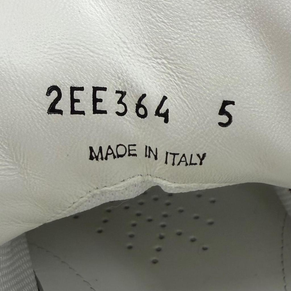 Excellent PRADA Low Cut Sneakers Triangle Logo Triangle Plate Blue 5 2EE364 Used