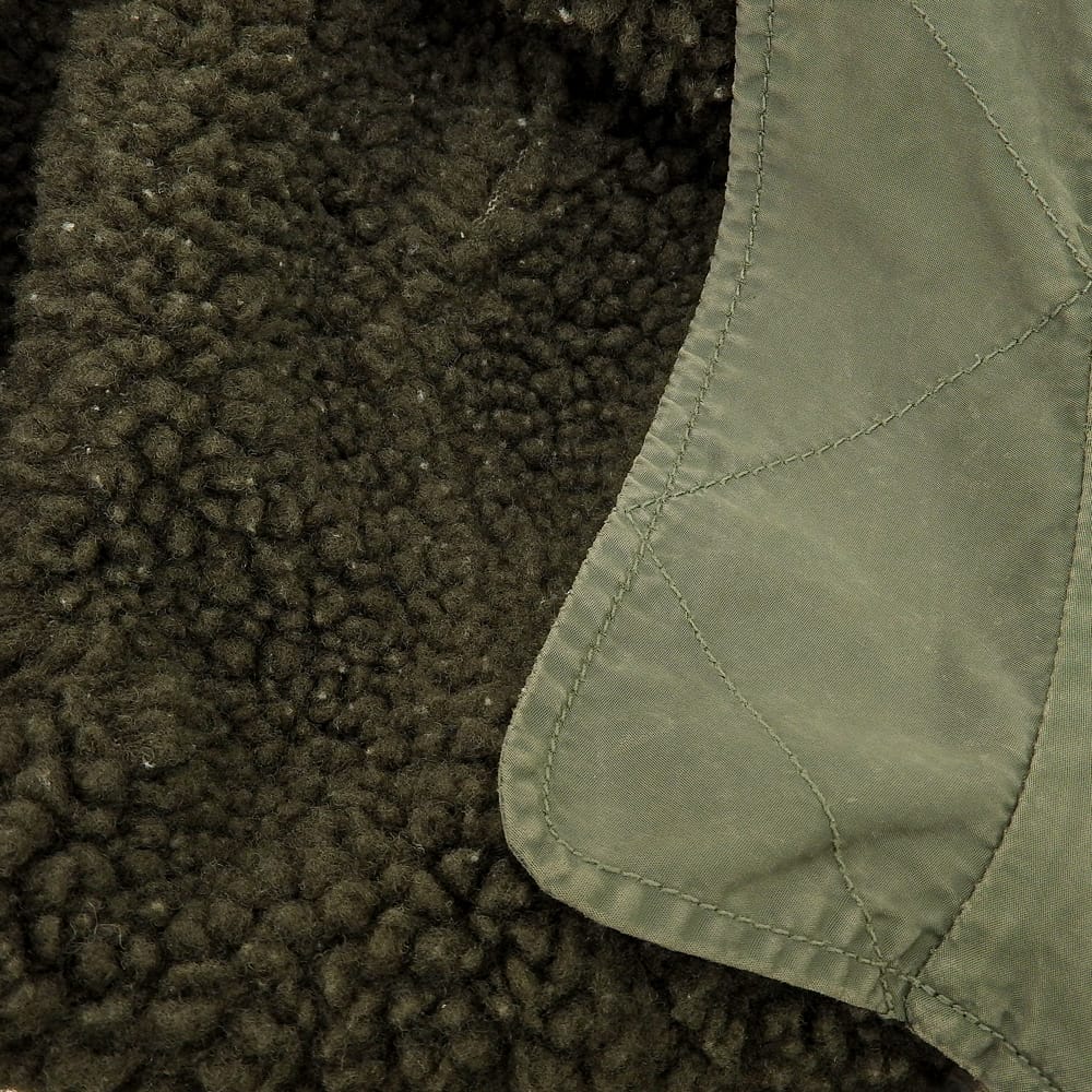 REMIRELIEF Men's Khaki Mod Coat with Fleece Lining, Size L coat L khakiUsed