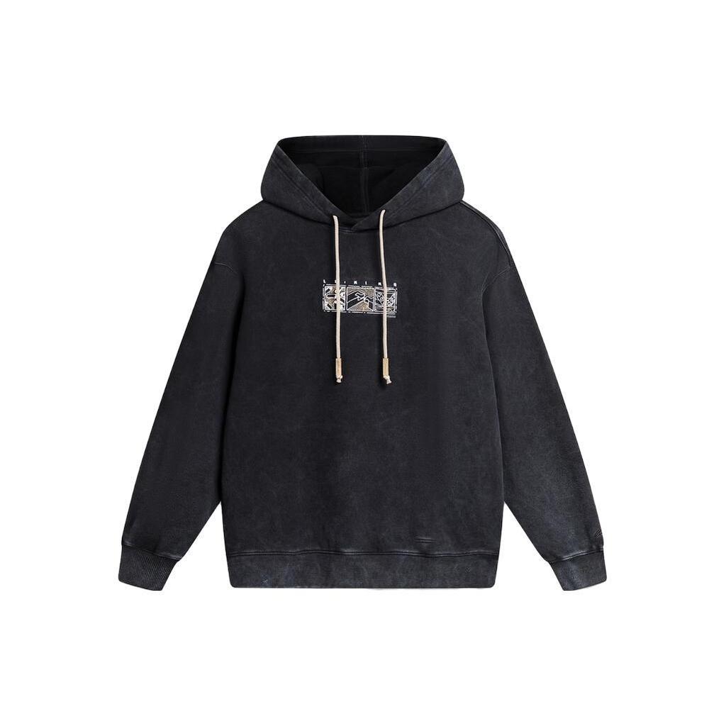 Li Ning Sports Lifestyle Collection China Culture Collection Sweatshirt Men's Black AWDT905-2