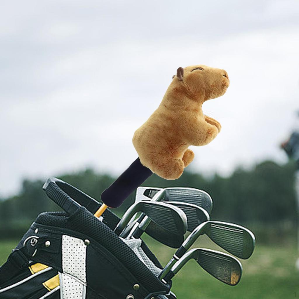 Pokrowiec na główkę kija golfowego Animal Golf Wood Headcover z motywem świnki morskiej Prezent odporny na zarysowania Zabawna główka kija