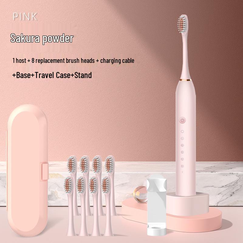 Rechargeable Sonic Electric Toothbrush for Adults: Soft Bristle, Smart, Couple-Friendly Model.